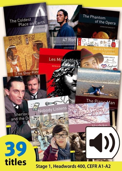 Oxford Bookworms 英語多読教材 35冊セット Oxford Bookworms Library Sets - Library Set MP3 Pack (Stage 1 (400