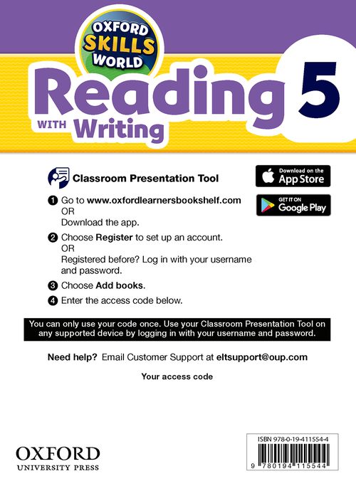 Oxford Skills World: Reading with Writing by Oxford University