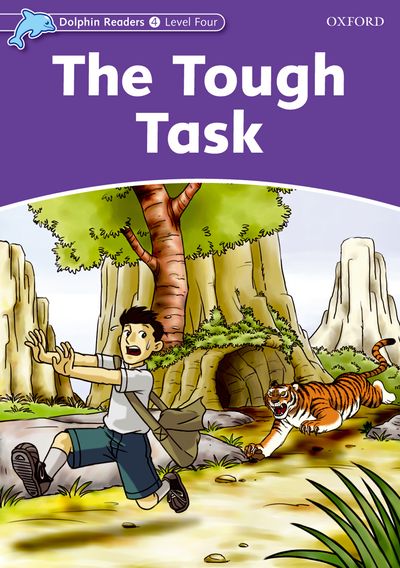 Dolphin readers 4枚CD テキスト、ワークブック Dolphin Readers: Level 4 - The Tough Task (Level 4) by Wright