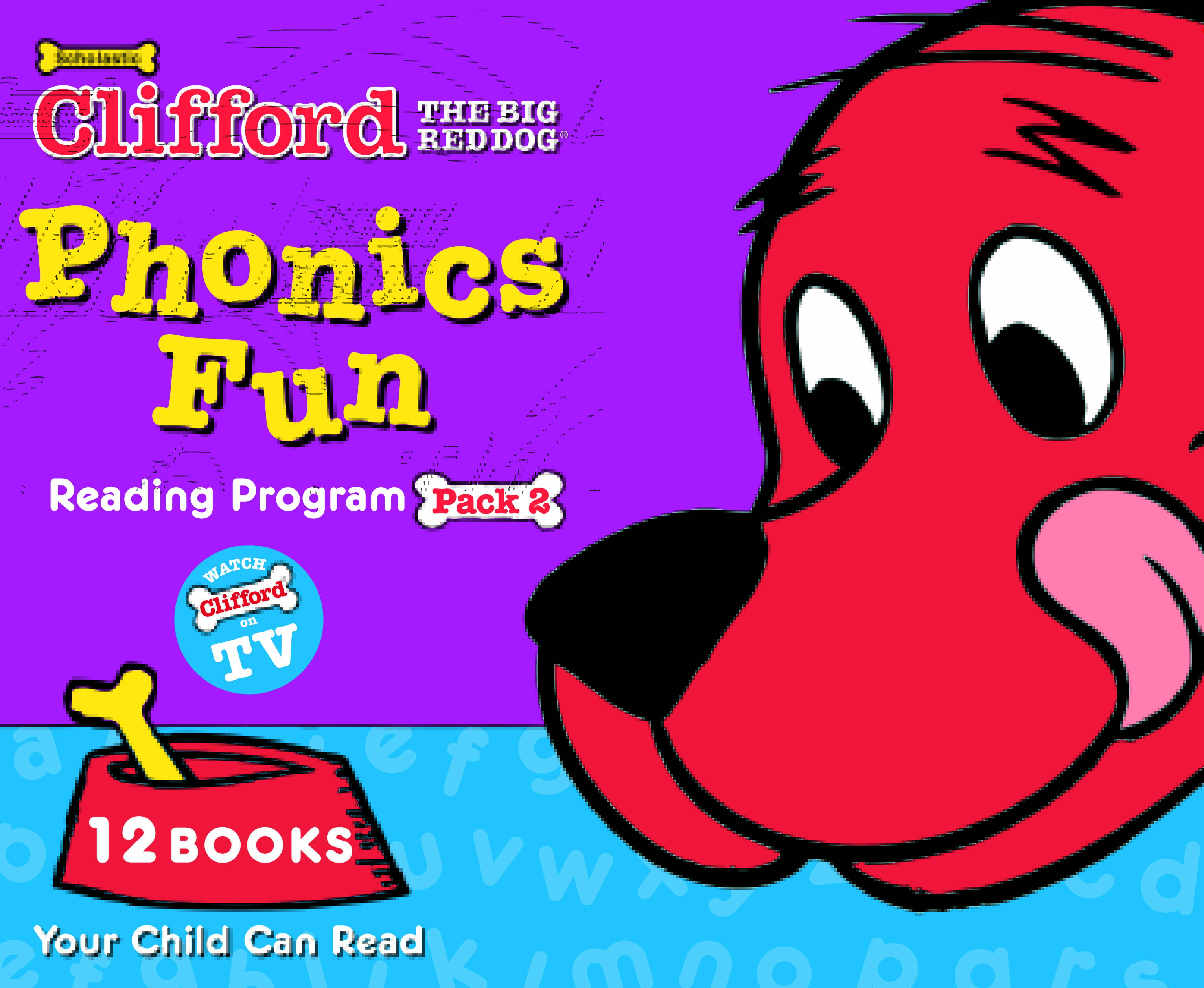 Clifford Phonics Fun - 12 Books + CD + Japanese Guide (Pack 2) by