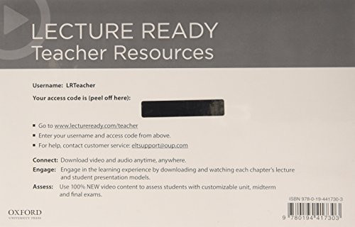 Lecture Ready: Second Edition by Sherak, Katharine; Sarosy, Peg ...